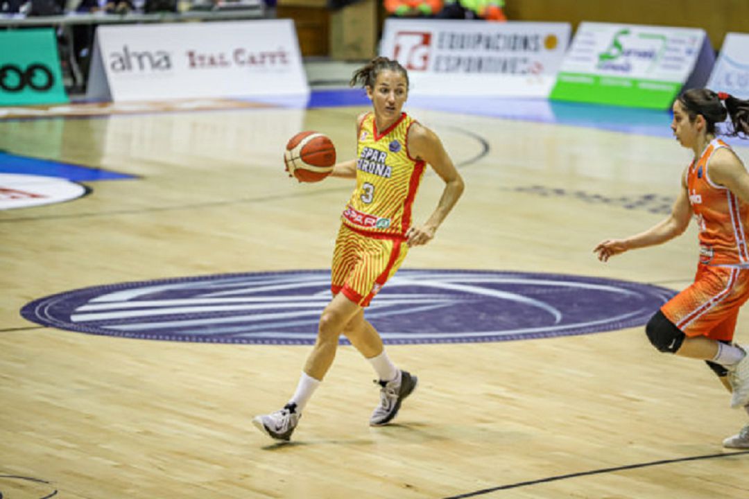 Laia Palau en un partit d'aquesta temporada. Laia Palau en un partit d'aquesta temporada.