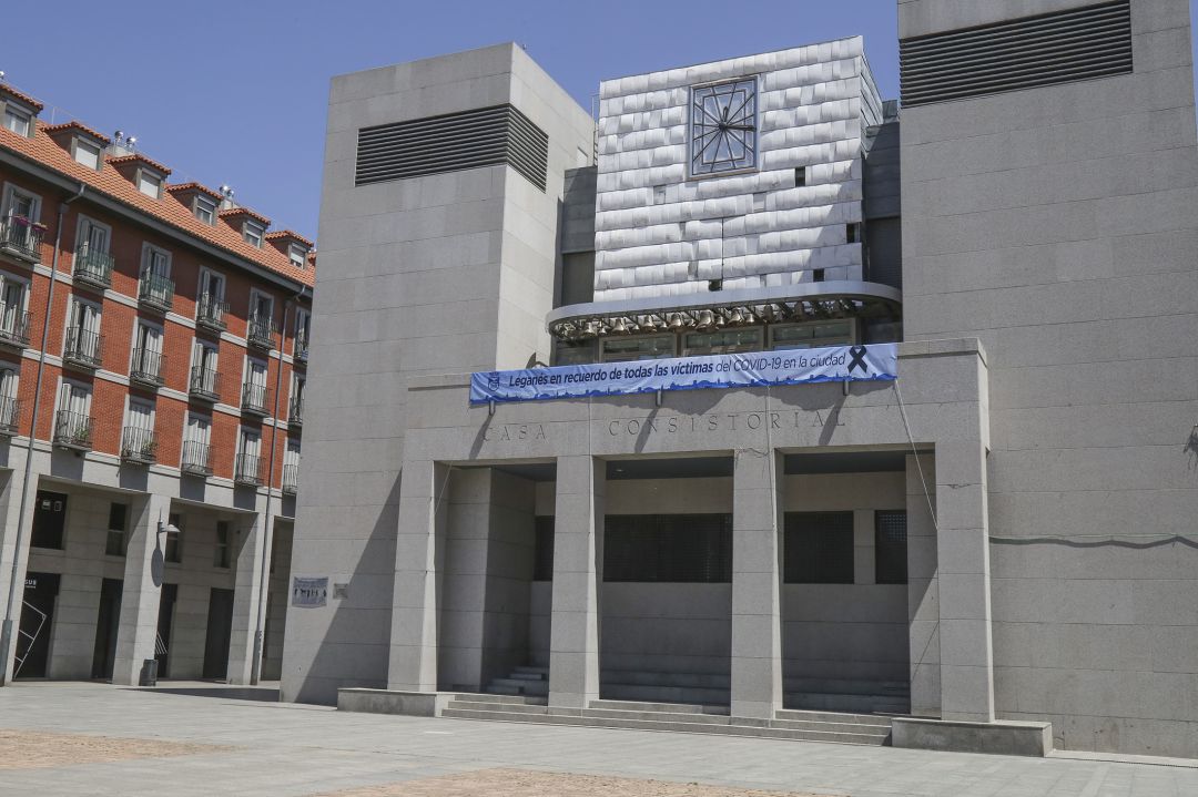 Fachada del Ayuntamiento de Leganés Fachada del Ayuntamiento de Leganés