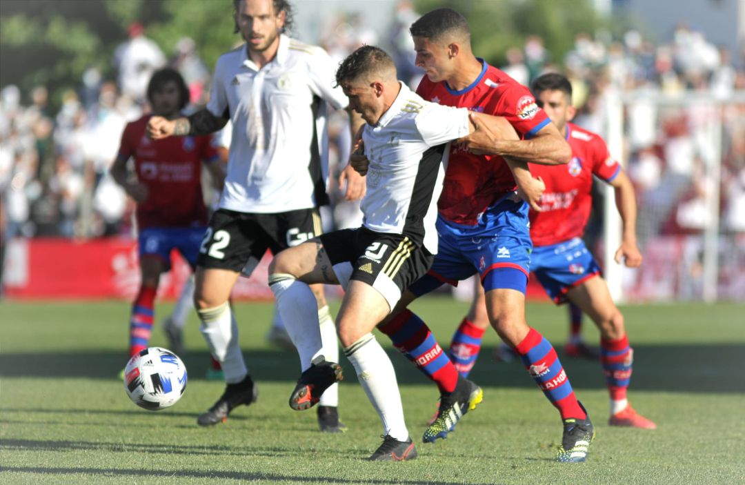 Juanma, autor del gol del Burgos C.F. Juanma, autor del gol del Burgos C.F.