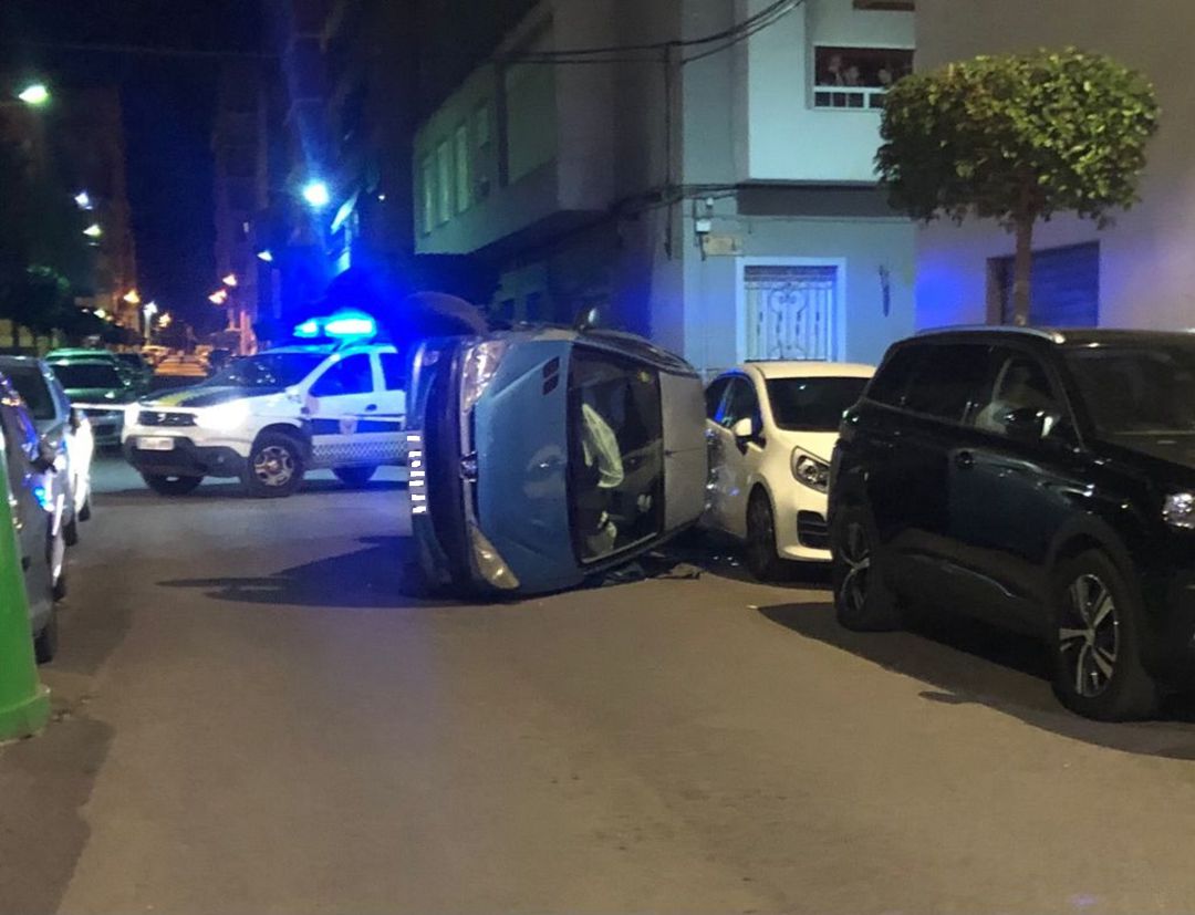 Accidente de tráfico en Elda Accidente de tráfico en Elda