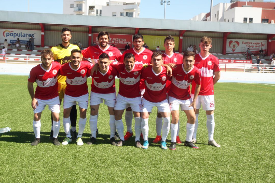 Un once del San Roque. Un once del San Roque.