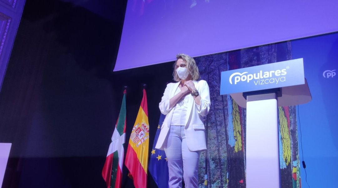 La presidenta del PP de Bizkaia, Raquel González
La presidenta del PP de Bizkaia, Raquel González