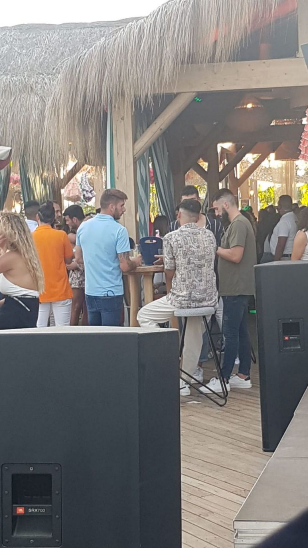 Foto que circula en las redes de los jugadores del Xerez CD Foto que circula en las redes de los jugadores del Xerez CD