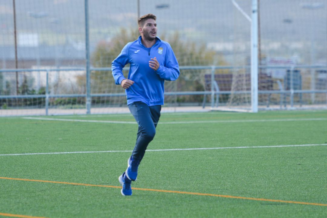 Lolo Garrido durante un entrenamiento Lolo Garrido durante un entrenamiento