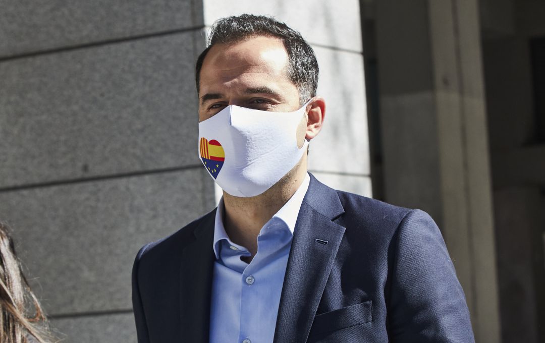 Ignacio Aguado, frente a la sede de Ciudadanos, el pasado 15 de marzo. Ignacio Aguado, frente a la sede de Ciudadanos, el pasado 15 de marzo.