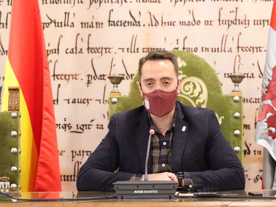El alcalde de Benavente, Luciano Huerga El alcalde de Benavente, Luciano Huerga