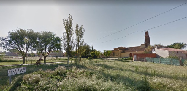 Una de las entradas al pueblo zamorano de Gallegos del Pan Una de las entradas al pueblo zamorano de Gallegos del Pan