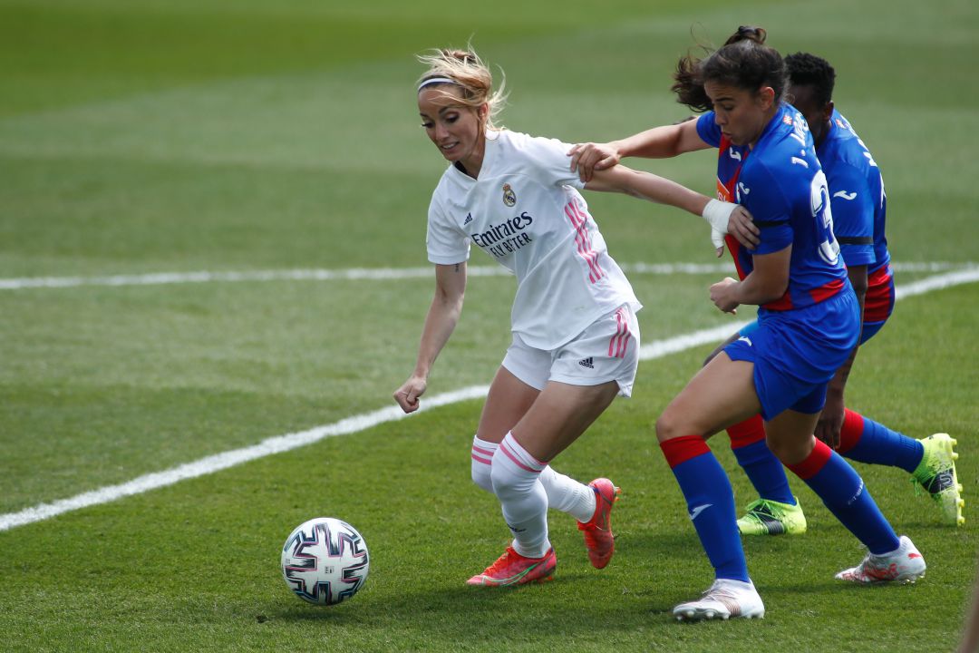 Un momento del partido entre el Real Madrid - Eibar en la Ciudad Deportiva madridista Un momento del partido entre el Real Madrid - Eibar en la Ciudad Deportiva madridista