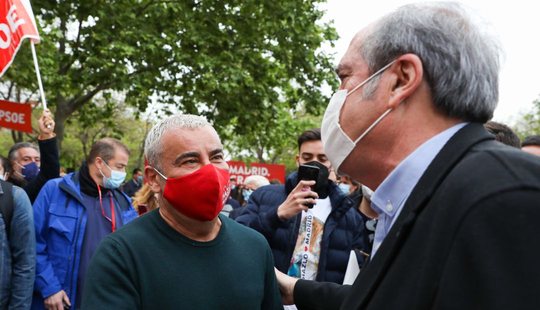 Jorge Javier Vázquez junto a Ángel Gabilondo. Jorge Javier Vázquez junto a Ángel Gabilondo.