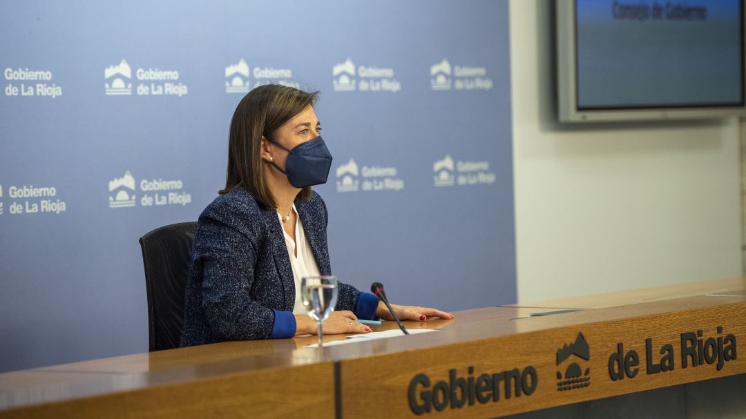 La consejera y portavoz del Gobierno de La Rioja, Sara Alba. La consejera y portavoz del Gobierno de La Rioja, Sara Alba.