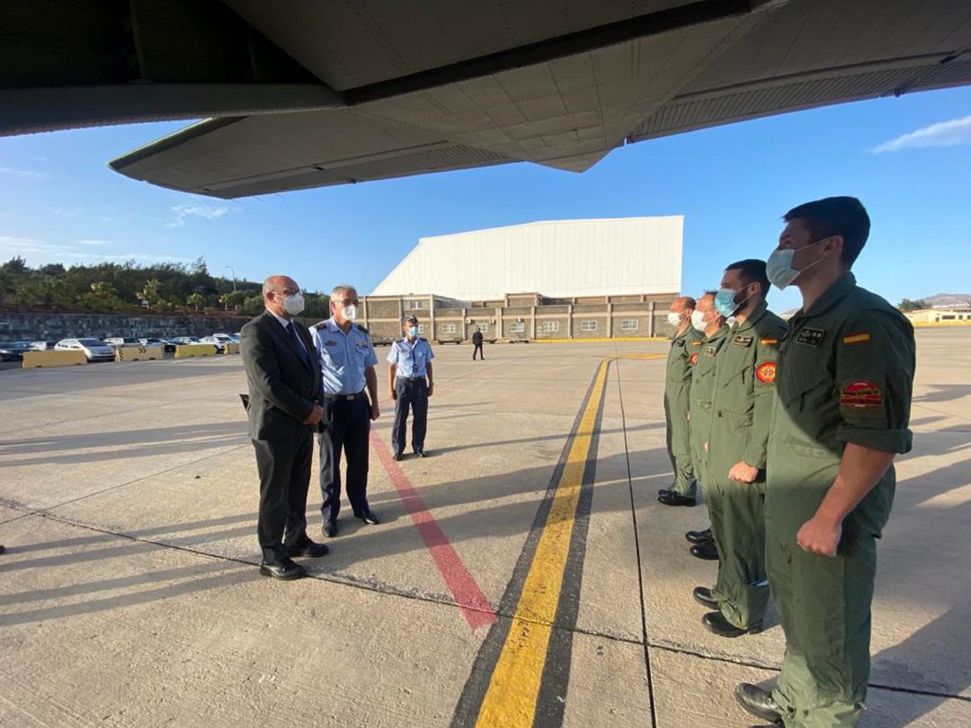 El Delegado del Gobierno en Canarias ha participado este miércoles en la presentación del simulacro de accidente aéreo Canasar 2021, celebrada en el Cabildo Insular de Lanzarote. El Delegado del Gobierno en Canarias ha participado este miércoles en la presentación del simulacro de accidente aéreo Canasar 2021, celebrada en el Cabildo Insular de Lanzarote.