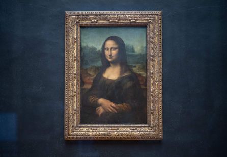 Fotografía del Cuadro de La Gioconda. Fotografía del Cuadro de La Gioconda.