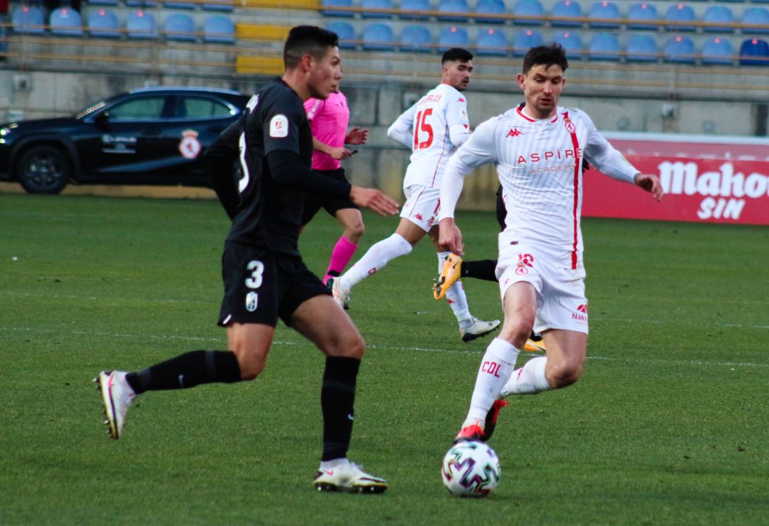 Ciampichetti, el día de su estreno contra el Granada CF Ciampichetti, el día de su estreno contra el Granada CF