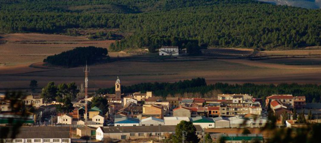 Vista aèrea de Fontanars dels Alforins Vista aèrea de Fontanars dels Alforins