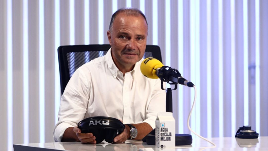José Antonio Marcos, en el estudio principal de la Cadena SER José Antonio Marcos, en el estudio principal de la Cadena SER