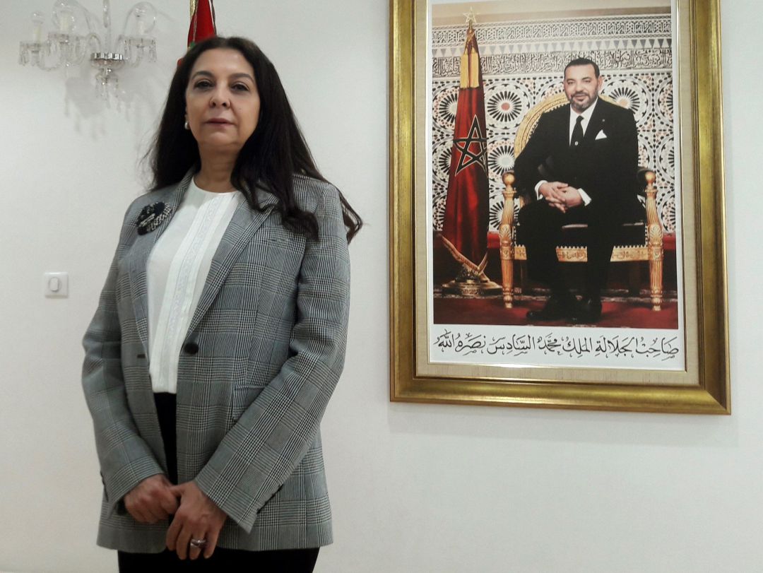 La embajadora de Marruecos en España, Karima Benyaich La embajadora de Marruecos en España, Karima Benyaich