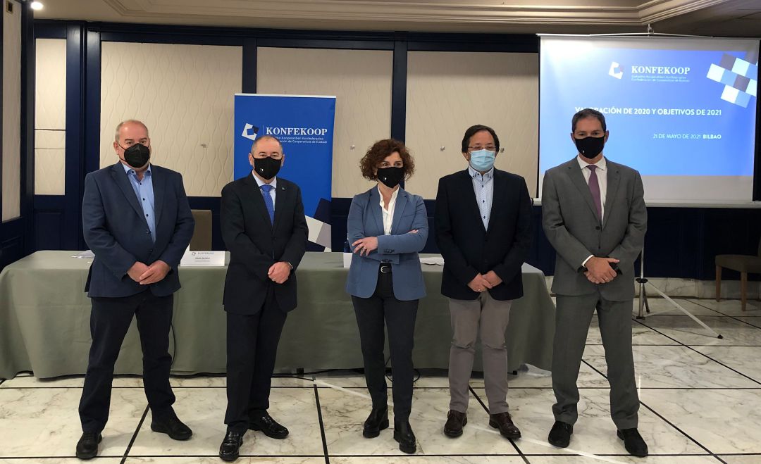 KONFEKOOP ha presentado esta mañana el balance de la actividad de 2020 y los objetivos de 2021 KONFEKOOP ha presentado esta mañana el balance de la actividad de 2020 y los objetivos de 2021