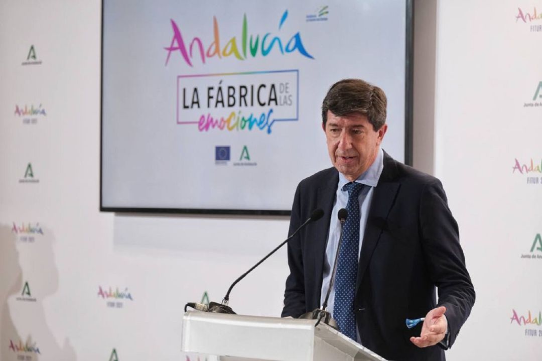 Juan Marín, vicepresidente del Gobierno andaluz y consejero de Turismo Juan Marín, vicepresidente del Gobierno andaluz y consejero de Turismo