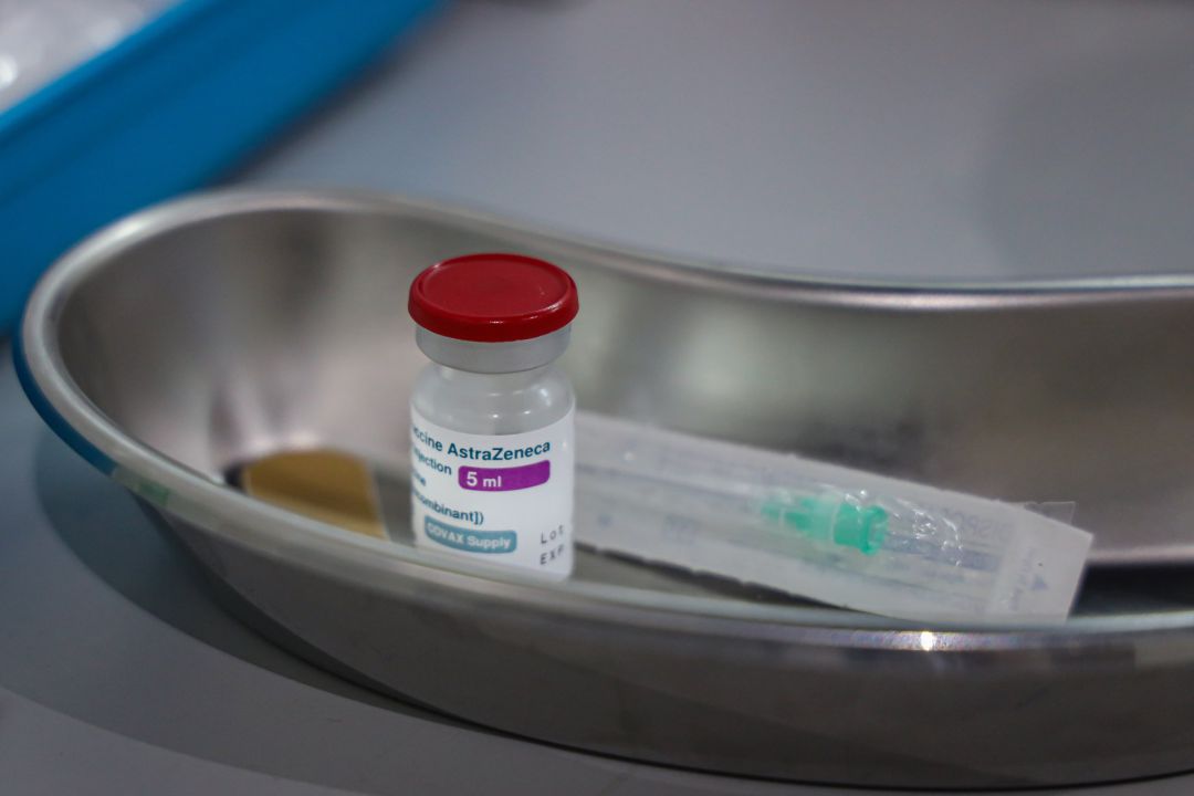Una dosis de la vacuna de AstraZeneca. Una dosis de la vacuna de AstraZeneca.
