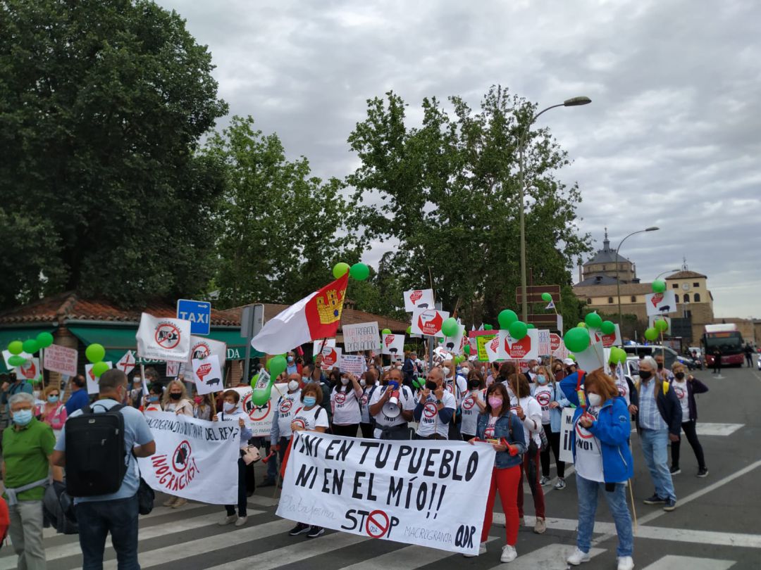 Manifestación en Toledo en contra de las macrogranjas Manifestación en Toledo en contra de las macrogranjas