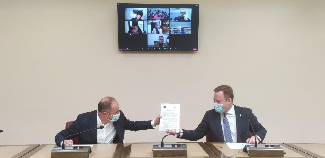 Imagen del balance de PSOE y Ciudadanos de este lunes Imagen del balance de PSOE y Ciudadanos de este lunes