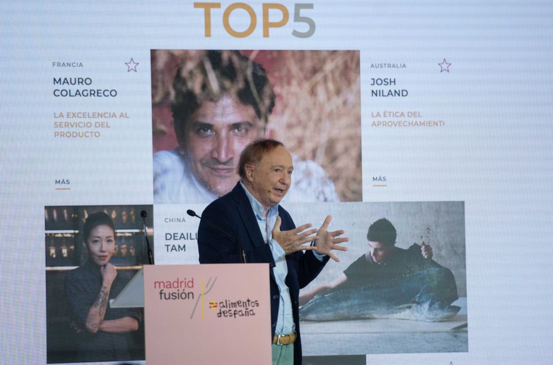 El presidente de Madrid Fusión Alimentos de España, José Carlos Capel, interviene en la presentación de la XIX edición de ‘Madrid Fusión Alimentos de España'. El presidente de Madrid Fusión Alimentos de España, José Carlos Capel, interviene en la presentación de la XIX edición de ‘Madrid Fusión Alimentos de España'.