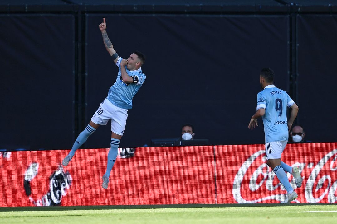 Iago Aspas celebra su gol al Betis Iago Aspas celebra su gol al Betis