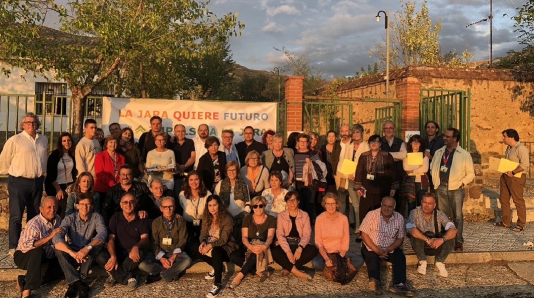 Asociación 'Impulso a la Jara', en una imagen del 2019 Asociación 'Impulso a la Jara', en una imagen del 2019