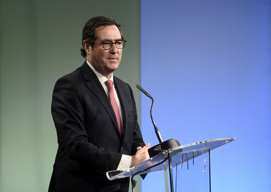 El presidente de la CEOE, Antonio Garamendi El presidente de la CEOE, Antonio Garamendi