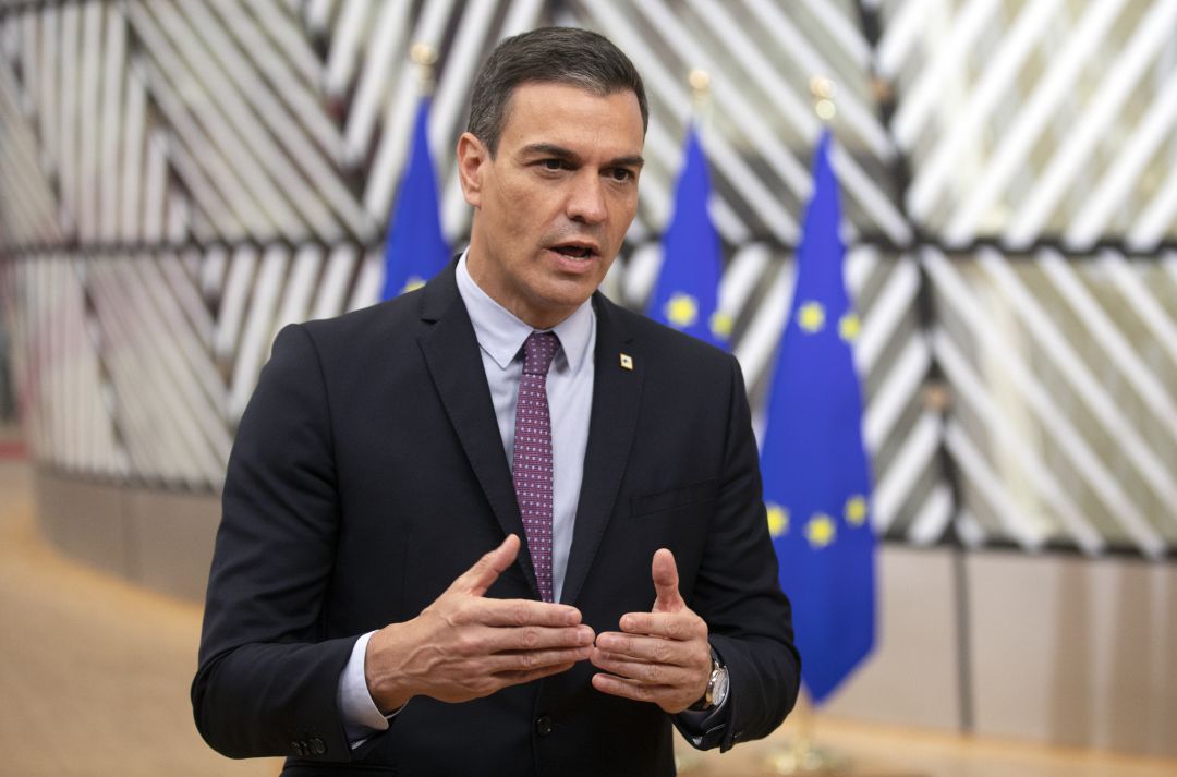 El presidente del Gobierno, Pedro Sánchez, en Bruselas El presidente del Gobierno, Pedro Sánchez, en Bruselas