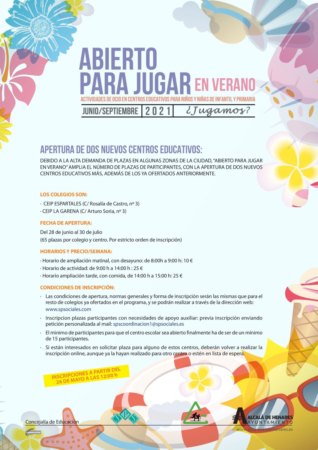 Programa 'Abierto para jugar' Programa 'Abierto para jugar'