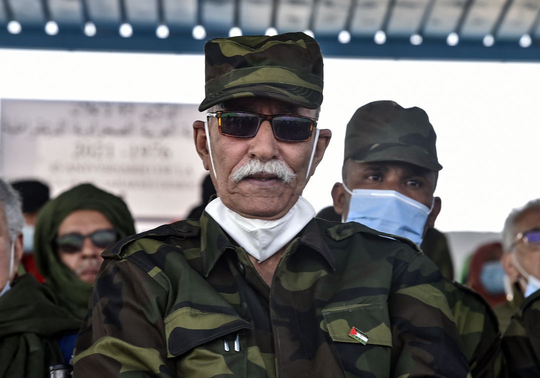 El líder del Frente Polisario, Brahim Ghali. El líder del Frente Polisario, Brahim Ghali.