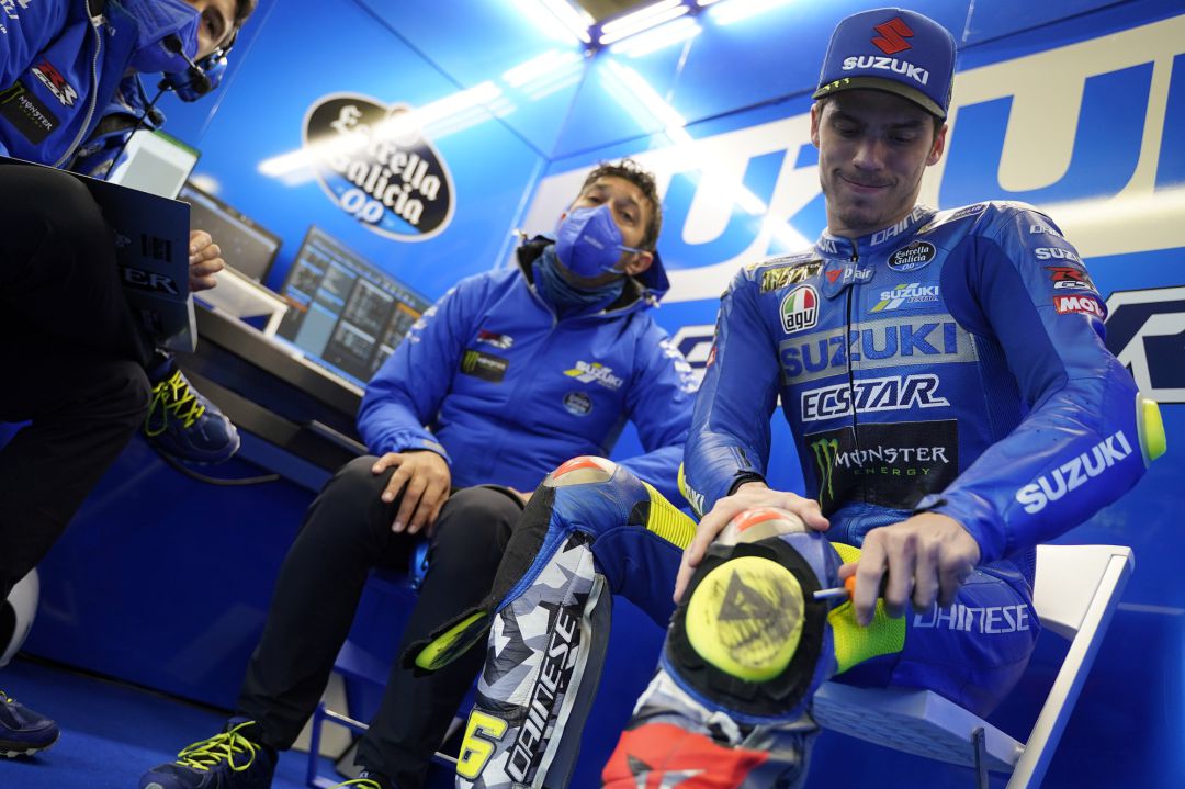 .Mir Joan (spa), Team Suzuki Ecstar, Suzuki GSX-RR, portrait during the 2021 MotoGP SHARK Grand Prix de France, French Grand Prix from May 14 to 16, 2021 on the Circuit of Le Mans, in France - Photo Studio Milagro / DPPI
AFP7
15/04/2021 ONLY FOR USE IN SPAIN .Mir Joan (spa), Team Suzuki Ecstar, Suzuki GSX-RR, portrait during the 2021 MotoGP SHARK Grand Prix de France, French Grand Prix from May 14 to 16, 2021 on the Circuit of Le Mans, in France - Photo Studio Milagro / DPPI
AFP7
15/04/2021 ONLY FOR USE IN SPAIN