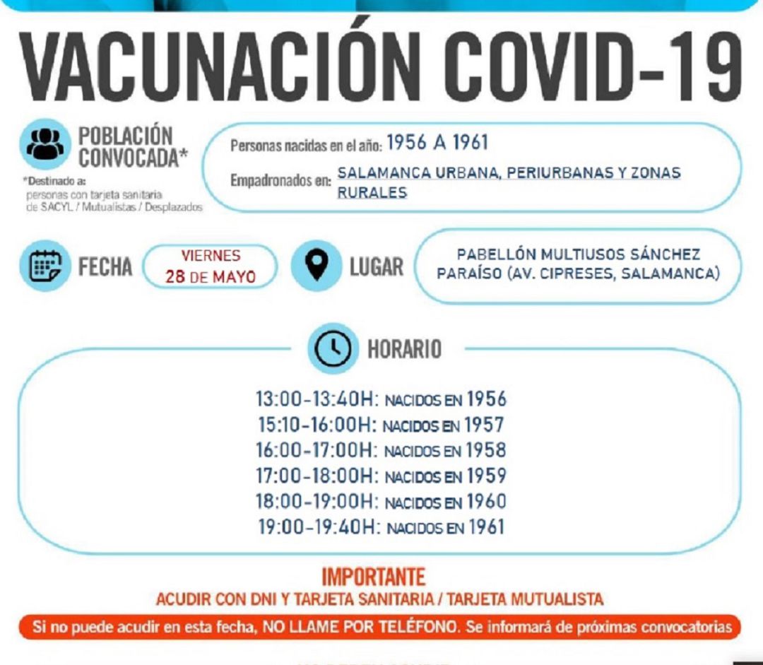 Información sobre el proceso de repescas de Salamanca Información sobre el proceso de repescas de Salamanca