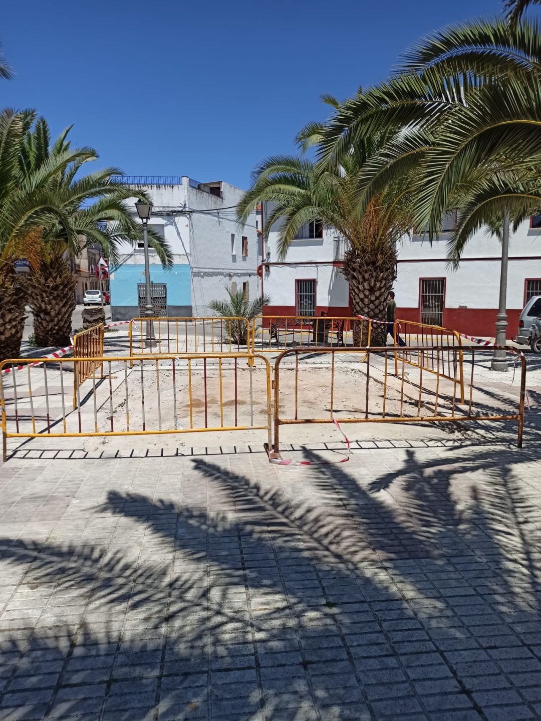 Espacio donde se albergará el monumento Espacio donde se albergará el monumento