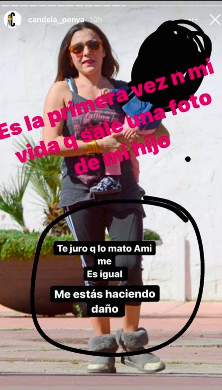 Captura de pantalla de las 'Stories' que ha subido la actriz denunciando las amenazas que recibe. Captura de pantalla de las 'Stories' que ha subido la actriz denunciando las amenazas que recibe.