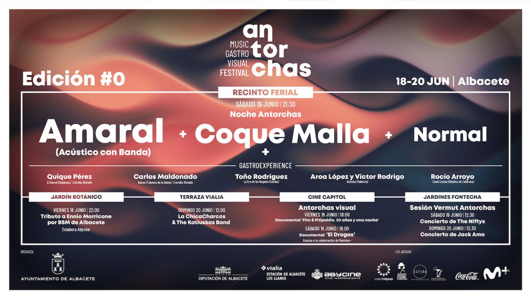 La edición #0 del Antorchas Festival combinará música, gastronomía y audiovisual del 18 al 20 de junio La edición #0 del Antorchas Festival combinará música, gastronomía y audiovisual del 18 al 20 de junio
