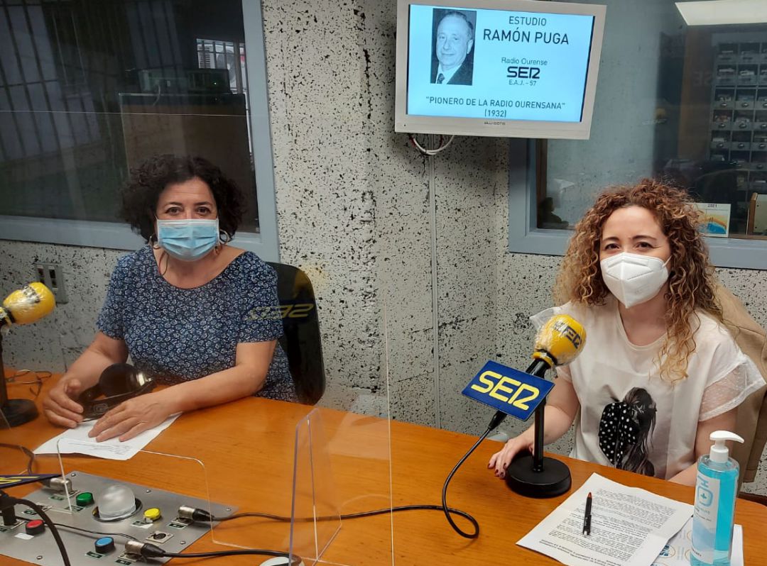 Celsa Perdiz, trabajadora social, y Ángela Ramallo, técnica de Cruz Roja. Celsa Perdiz, trabajadora social, y Ángela Ramallo, técnica de Cruz Roja.