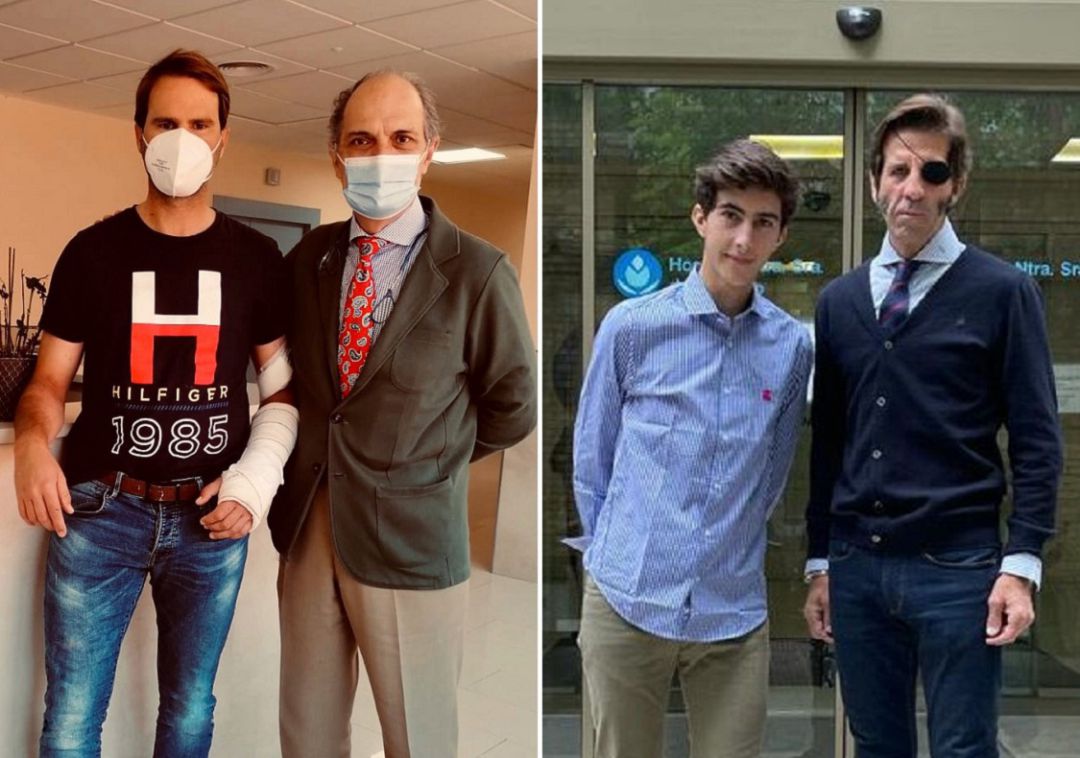 Juan José Domínguez, a la izquierda junto al doctor Crespo, y Manuel perera, a la derecha junto a su apoderado, Juan José Padilla, protagonistas este sábado en el programa El Toreo Juan José Domínguez, a la izquierda junto al doctor Crespo, y Manuel perera, a la derecha junto a su apoderado, Juan José Padilla, protagonistas este sábado en el programa El Toreo