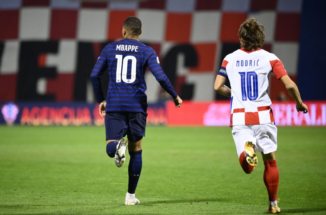 Modric y Mbappé en la última final de la Copa del Mundo Modric y Mbappé en la última final de la Copa del Mundo