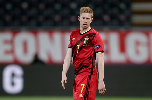 De Bruyne en su última aparición con Bélgica De Bruyne en su última aparición con Bélgica