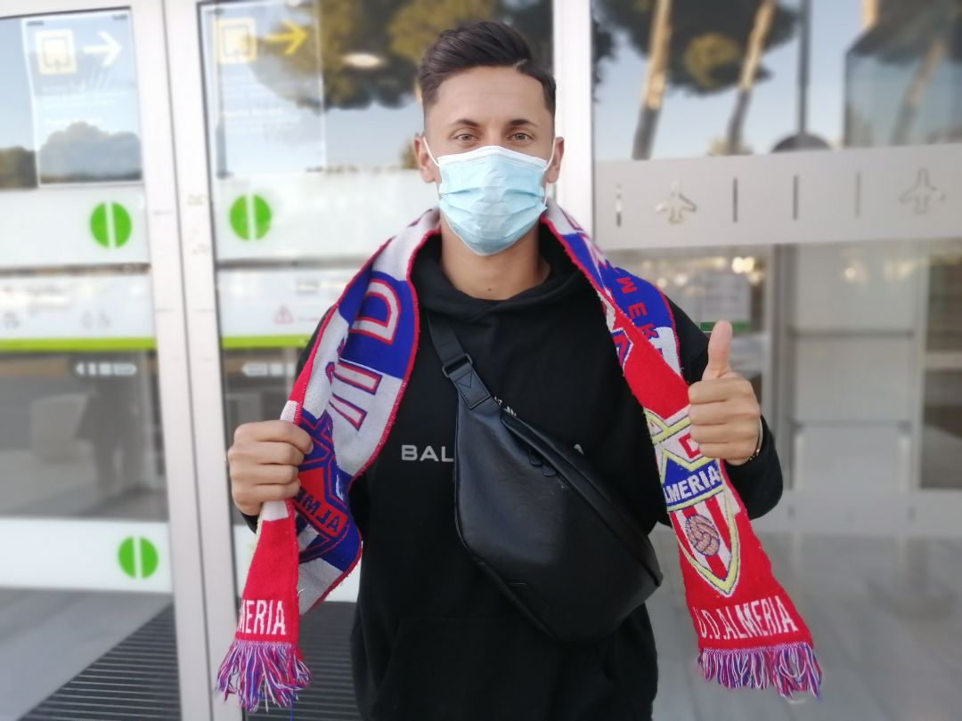 El día que llegó a Almería. El día que llegó a Almería.