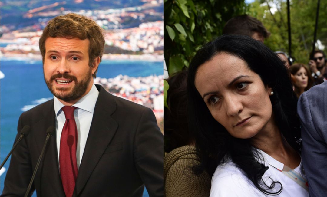 El líder del PP, Pablo Casado, y la exdirectora de Salud, Yolanda Fuentes. El líder del PP, Pablo Casado, y la exdirectora de Salud, Yolanda Fuentes.