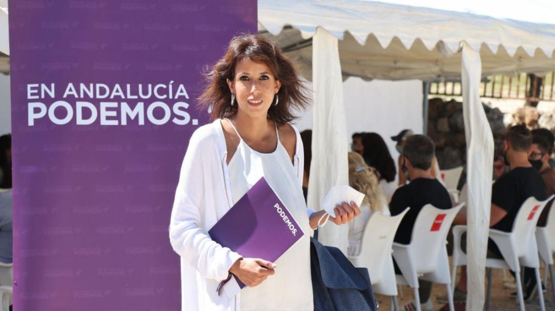 La coordinadora general de Podemos Andalucía, Martina Velarde. La coordinadora general de Podemos Andalucía, Martina Velarde.