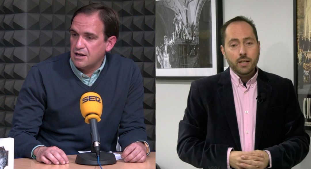 Los candidatos Luis Carlos Martínez Garvín y Diego Rodriguez Los candidatos Luis Carlos Martínez Garvín y Diego Rodriguez