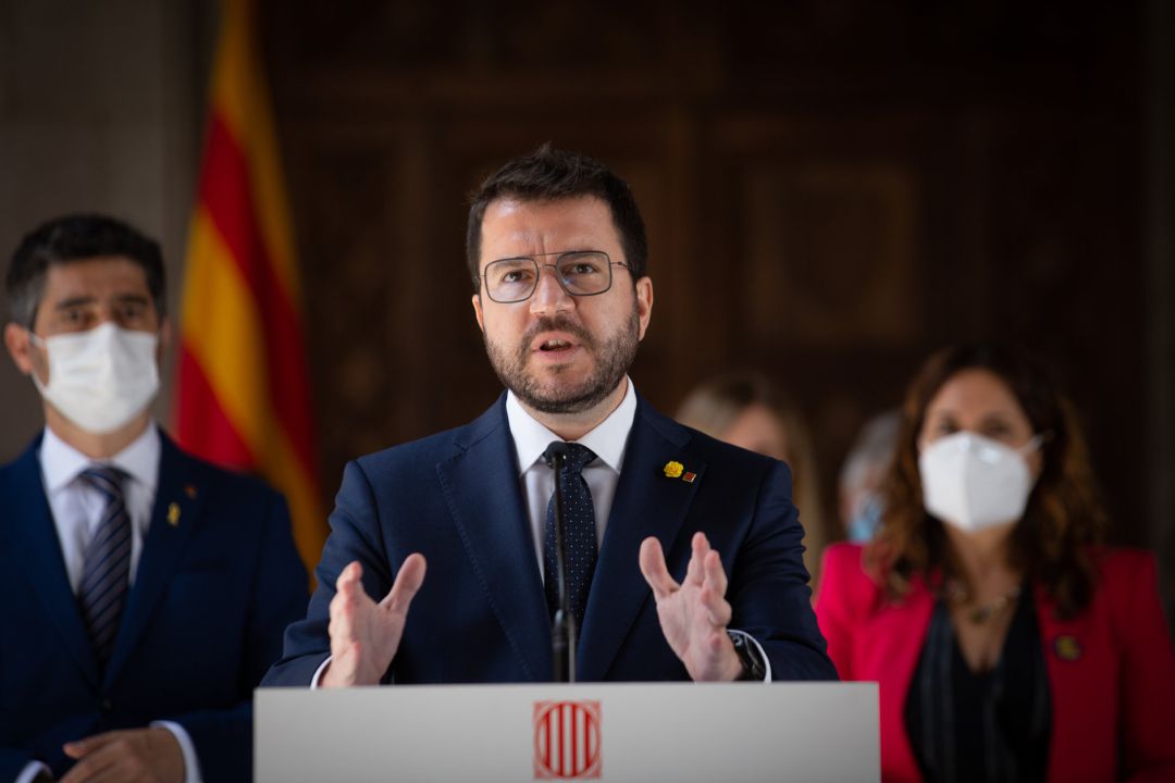 El presidente de la Generalitat, Pere Aragonès. El presidente de la Generalitat, Pere Aragonès.