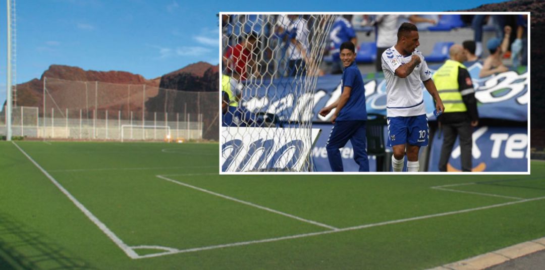 El campo Pablos Abril de Taco, que llevará el nombre del capitán blanquiazul Suso Santana. El campo Pablos Abril de Taco, que llevará el nombre del capitán blanquiazul Suso Santana.