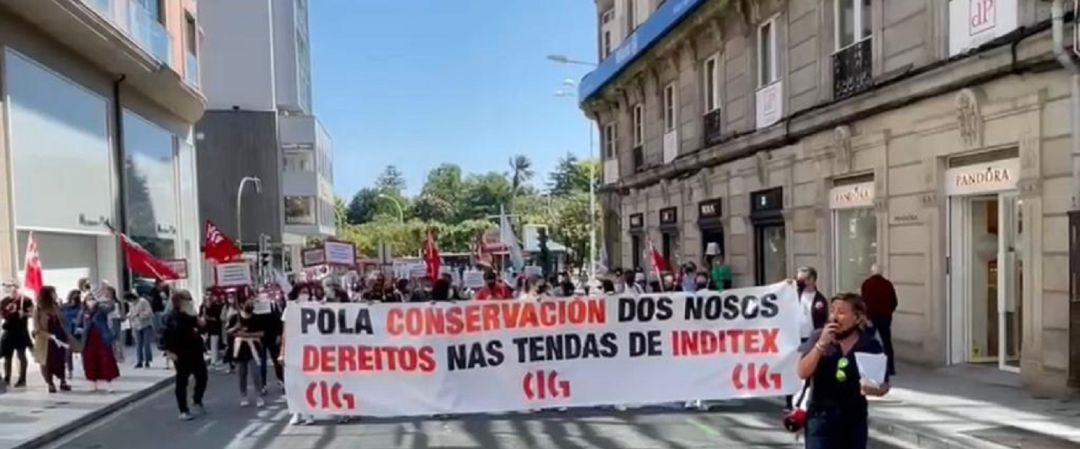 Concentración de trabajadores de Inditex Concentración de trabajadores de Inditex