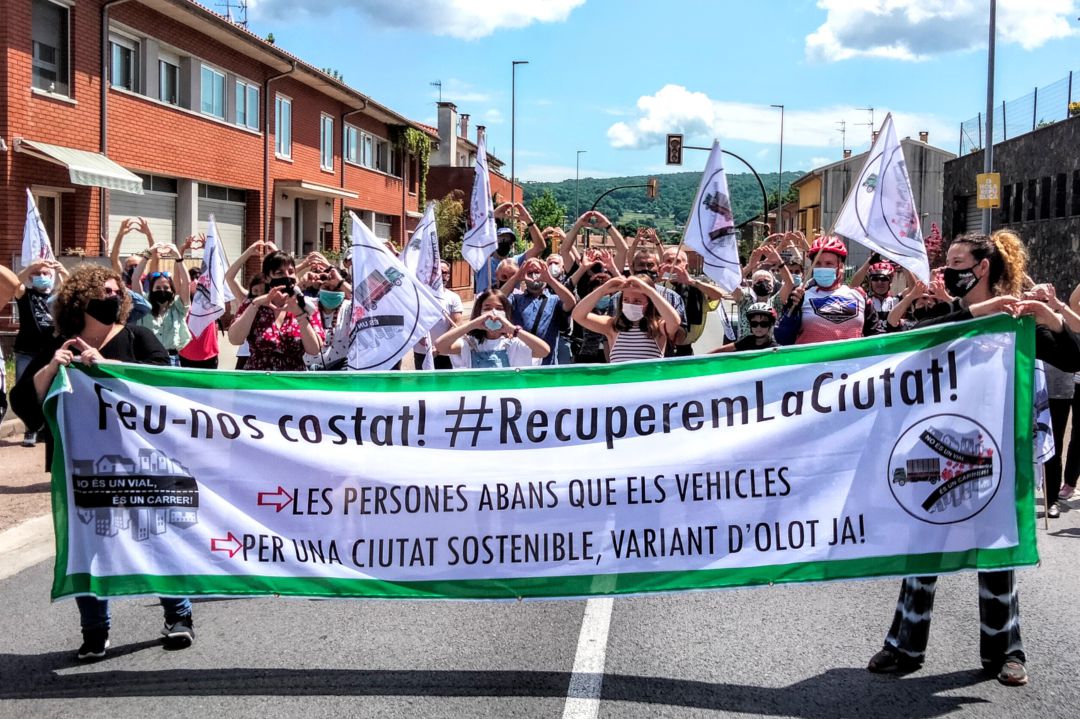 Una concentració del col·lectiu Una concentració del col·lectiu