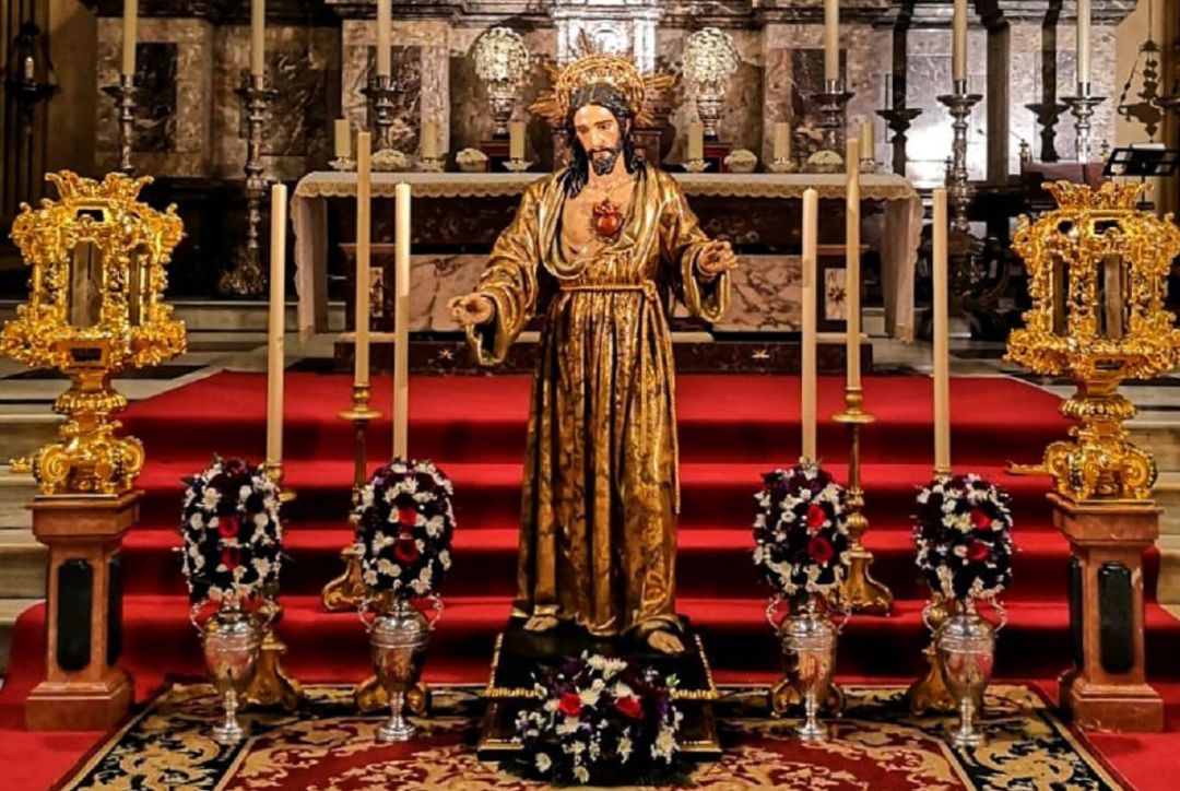 Imagen del Sagrado Corazón de Jesús de Nervión Imagen del Sagrado Corazón de Jesús de Nervión